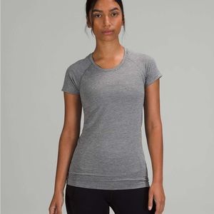 Lululemon Striped Short Sleeve Swiftly Tech - Size 6